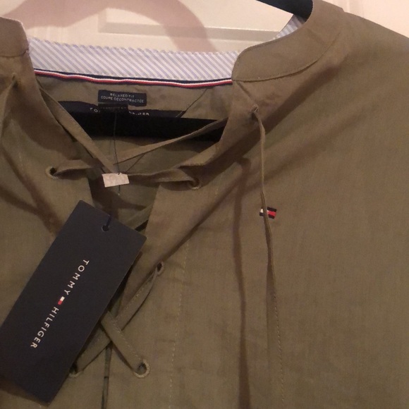 Tommy Hilfiger Green top (brand new) - Picture 2 of 3